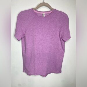 Lululemon Athletica Lavender Crew Neck Tee